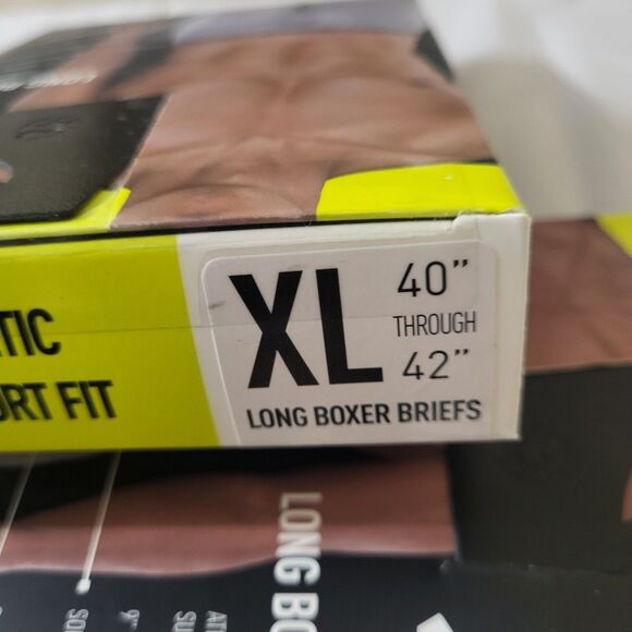 ADIDAS 3 PACK PERFORMANCE MICROFIBER QUICK DRY LONG BOXER BRIEFS SEE SIZES - Picture 3 of 8